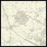 Personalised Old Map of Wembley