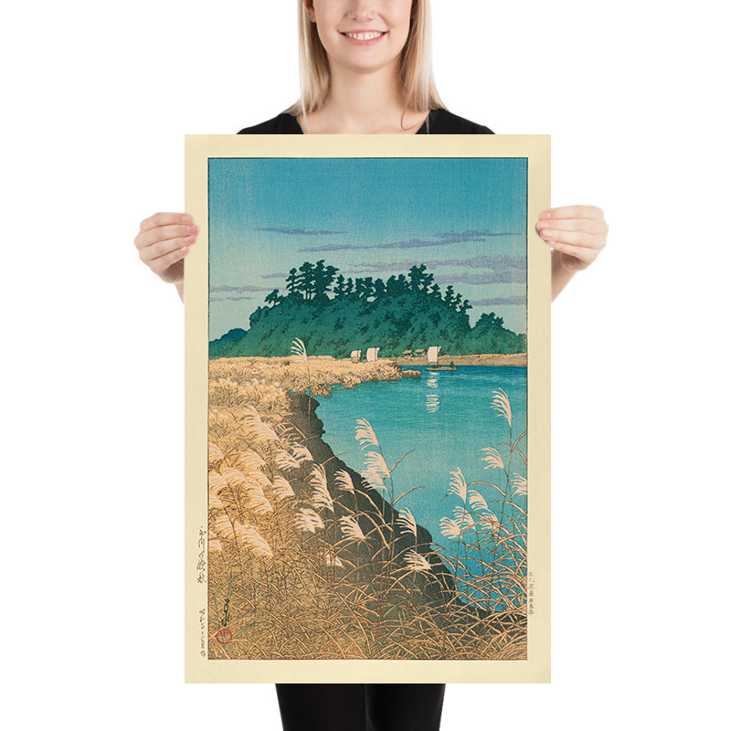 Spätherbst in Ichikawa von Hasui Kawase, 1935 