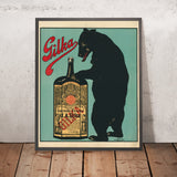 Gilka Vintage Kümmel Poster by Fritz Wolff, 1896