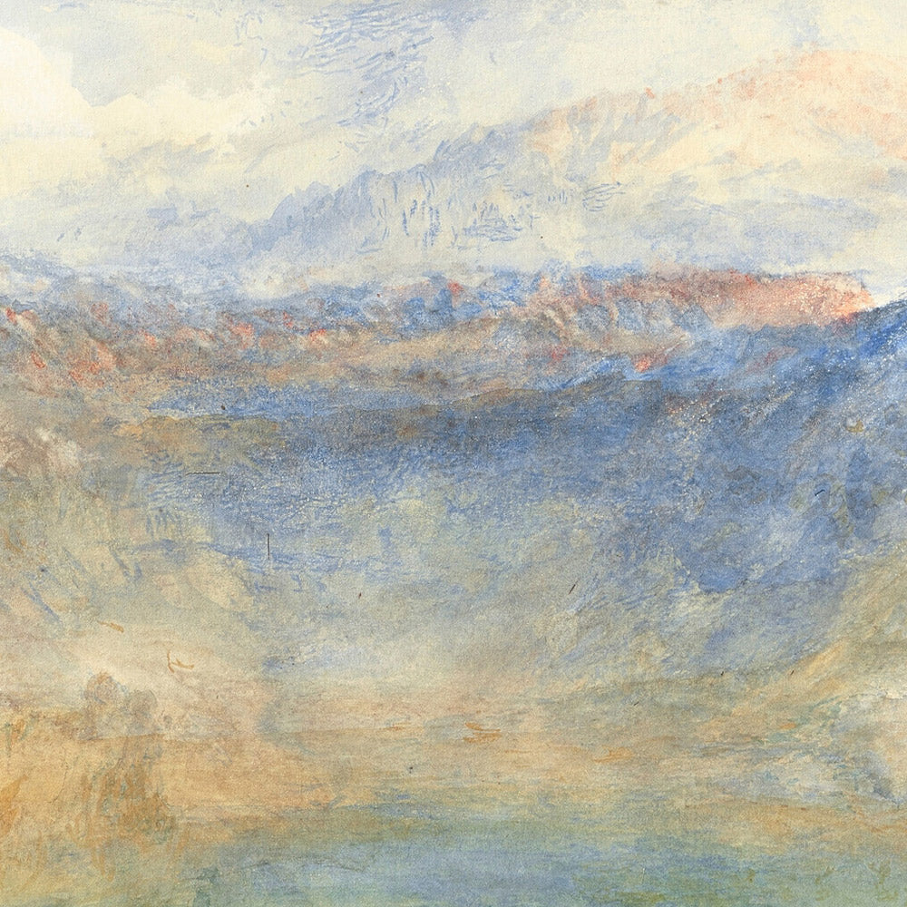The Lungernsee by Moonlight, Switzerland by Turner, 1848