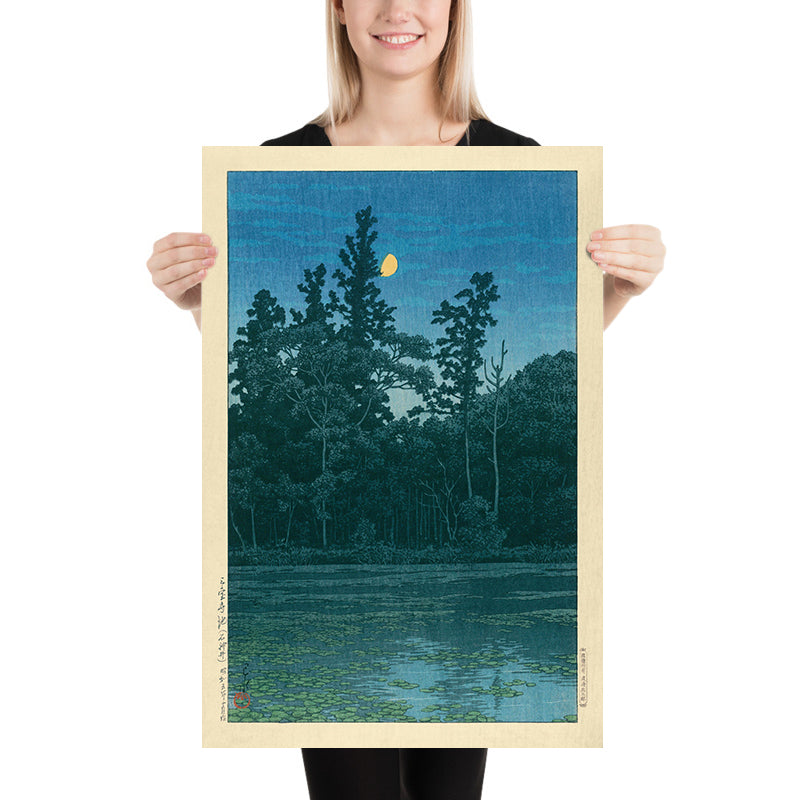 Der Sanpoji-Teich in Shakujii von Hasui Kawase, 1935 