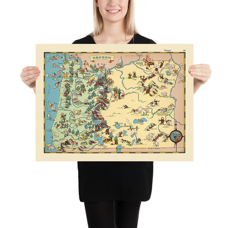 Mappa illustrata dell&