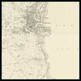 Carte ancienne personnalisée de Paignton 