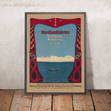 Norwegen-Reiseposter: Nordlandfahrten von Carl Langhein 