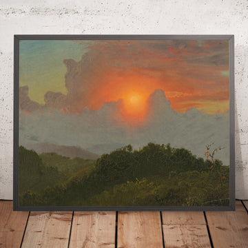 A framed image of 