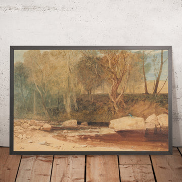 Une image encadrée de On the Washburn (ignorer si vide) par Turner, 1815