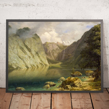 A framed image of 