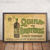 Quina des Bruyères Vintage Aperitif Poster, 1903