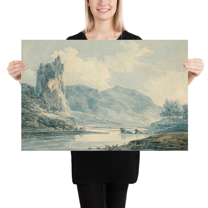 Ilam Rock, Dovedale, Derbyshire by Turner, 1802