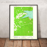 Old Map of Bayview, Idaho by USGS, 1961 – Lake Pend Oreille & Coeur d’Alene National Forest