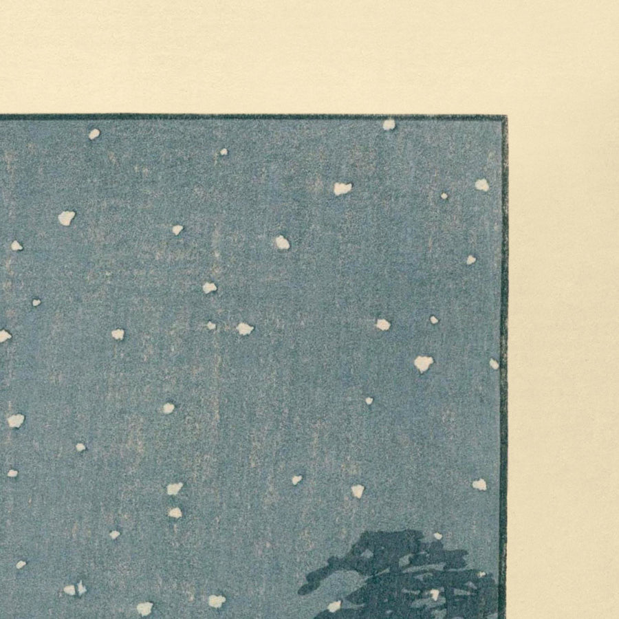 Honmon-Tempel in Ikegami von Hasui Kawase, 1935 