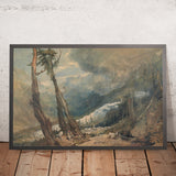 Mer de Glace, en el Valle de Chamonix, Suiza por Turner, 1803 