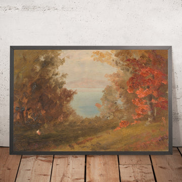 A framed image of 