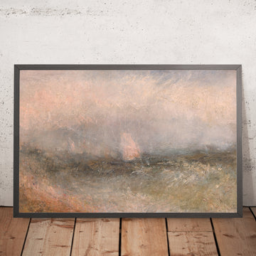 A framed image of Off the Nore (Off the Nore) by Turner, 1840