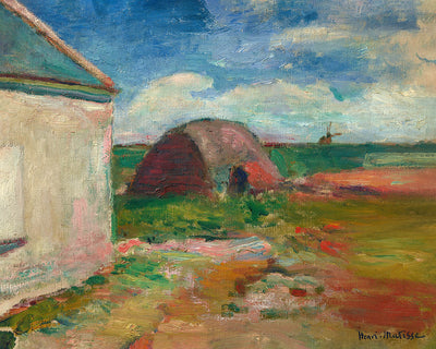 Paysage de Bretagne (paisaje de Bretaña) de Henri Matisse, 1897 