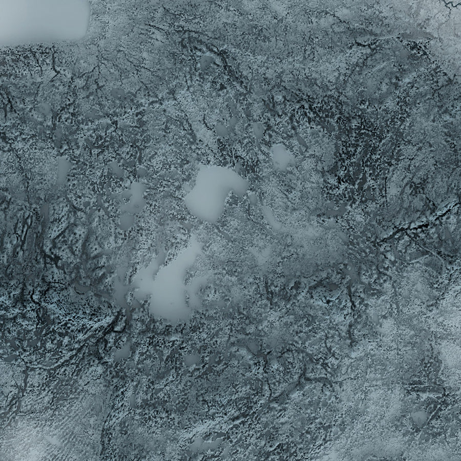 Mappa topografica 3D in rilievo del Minnesota 