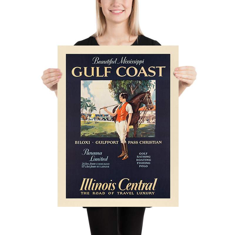 Mississippi Gulf Coast Travel Poster by Paul Proehl