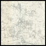 Carte ancienne personnalisée de Hillingdon 