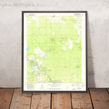Old Map of Pinetop-Lakeside, Arizona by USGS, 1977 – Sitgreaves National Forest & Rainbow Lake
