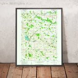 Old Map of Shipshewana, Indiana by USGS, 1961 – Newbury & Lake Shipshewana