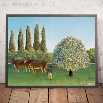 Wiesenland (Die Weide) von Henri Rousseau, 1910 