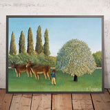 Meadowland (The Pasture) by Henri Rousseau, 1910