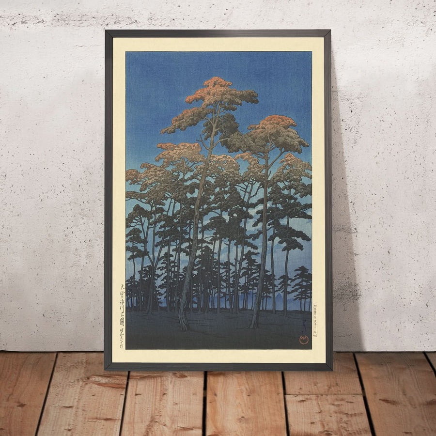 Hikawa Park in Omiya von Hasui Kawase, 1930 