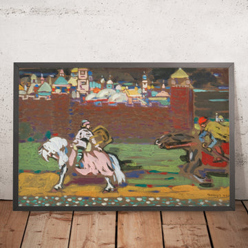A framed image of 