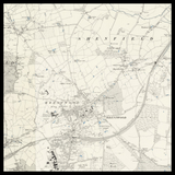 Personalised Old Map of Brentwood