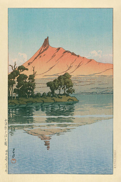 Parc Onuma à Hokkaido par Hasui Kawase, 1935 