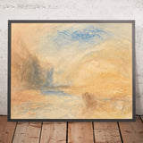 Berglandschaft mit See von Turner, 1842 