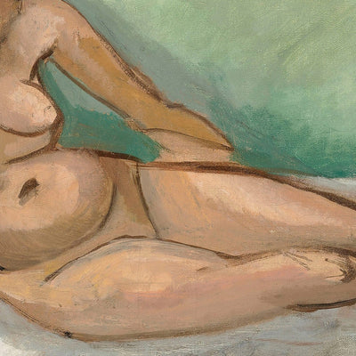 Nu demi couché (Desnudo medio reclinado) de Henri Matisse, 1918 