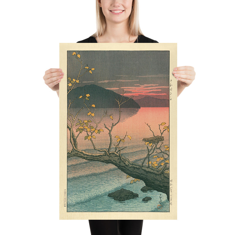 Der Towada-See in Aomori von Hasui Kawase, 1935 