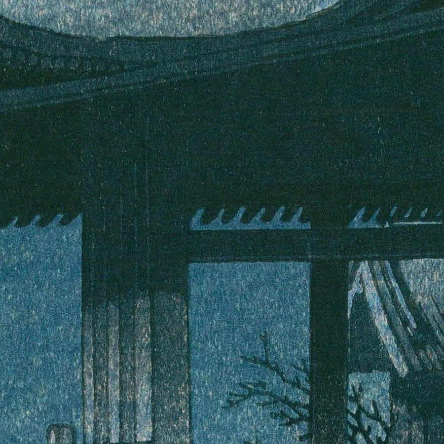 Kiyomizu-Tempel in Kyoto von Hasui Kawase, 1935 