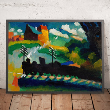 A framed image of 