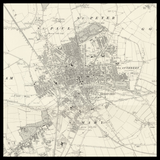 Personalised Old Map of Bedford