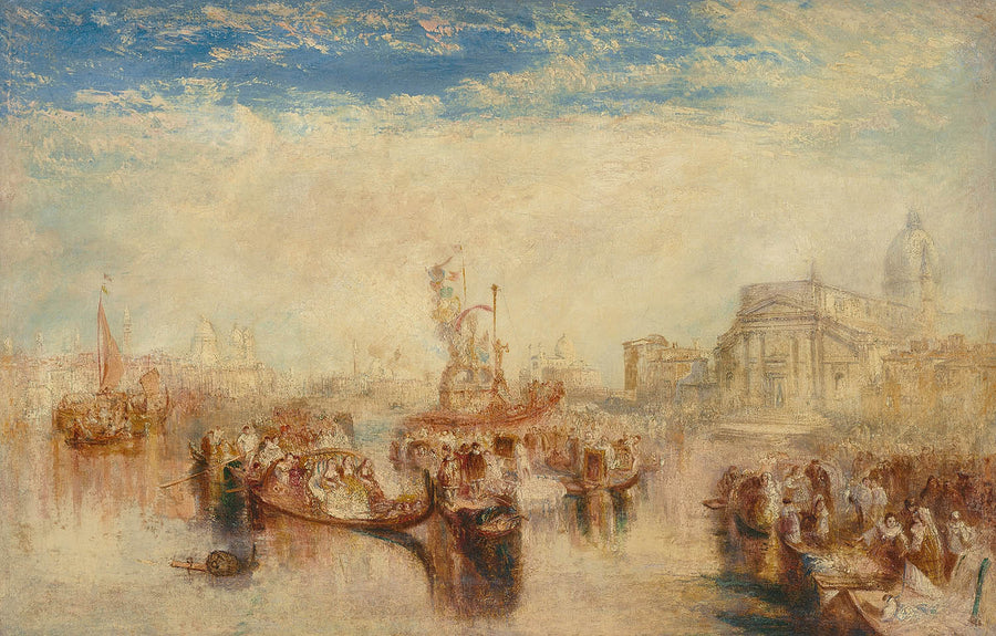 Depositing of John Bellini’s Three Pictures in La Chiesa Redentore, Venice by Turner, 1841