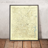 Old Map of Lay Lake, Alabama by USGS, 1911 – Columbiana & Shelby County
