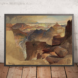 View from Powell’s Plateau, Grand Canyon, Colorado by Frederic Edwin Church, 1873