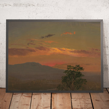 A framed image of 