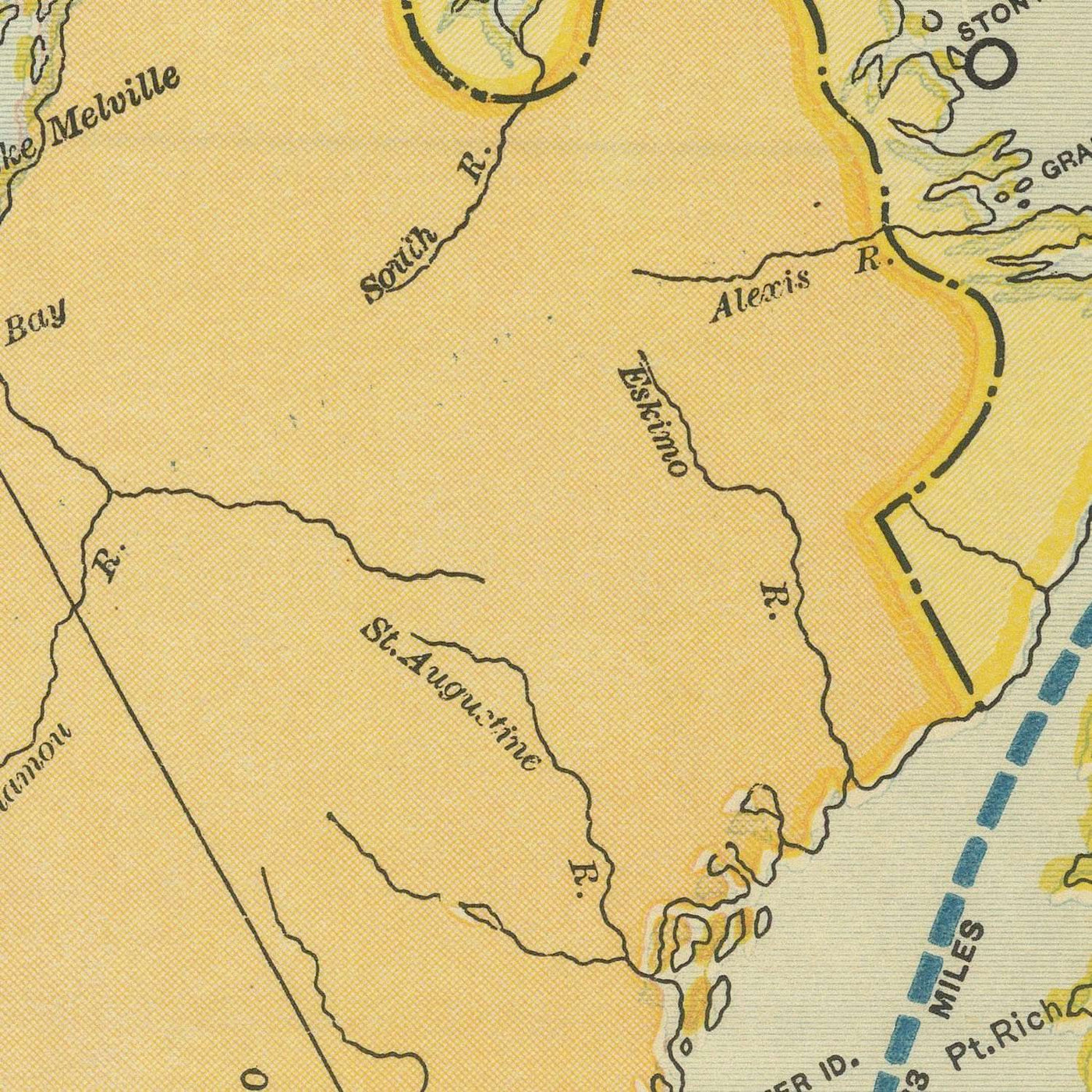 Alte Karte der Canadian Pacific Railway von Poole Brothers, 1912: Kanada und Nord-USA, Große Seen, Hudson Bay 