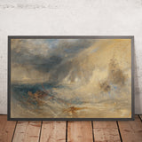 Long Ship’s Lighthouse, Land’s End by Turner, 1834