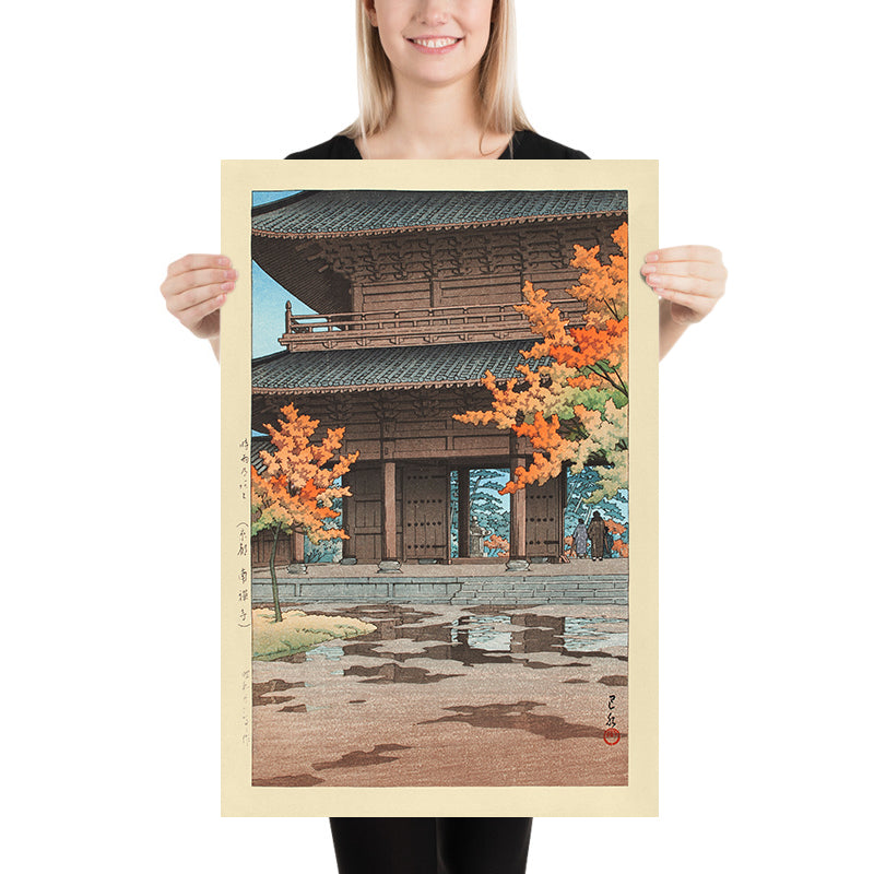 Nanzenji-Tempel im Herbst, Kyoto von Hasui Kawase 1935 