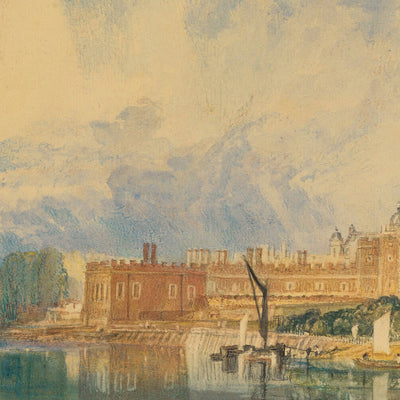 Hampton Court Palace by Turner, 1827