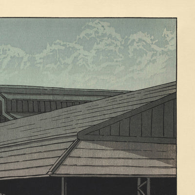 The Central Market, Tokyo by Hasui Kawase, 1935