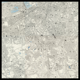 Carte ancienne personnalisée de Clapham 