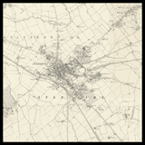 Carte ancienne personnalisée d'Aylesbury 