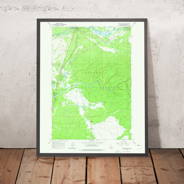 Old Map of Island Park, Idaho by USGS, 1964 – Henrys Lake & Targhee National Forest