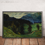 Kochel—Mountains with Firs by Wassily Kandinsky, 1902