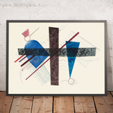Blau in Rund und Spitz by Wassily Kandinsky, 1933